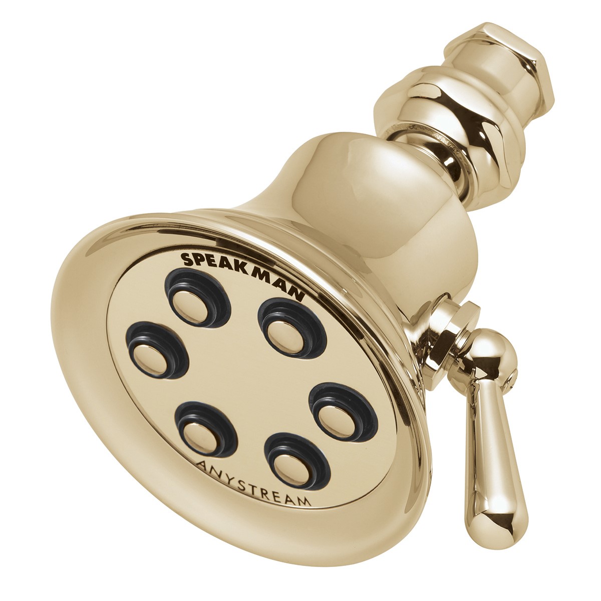 SPEAKMAN RETRO S-2254-PB SHOWER HEAD 1 SPEAKMAN RETRO S-2254-PB SHOWER HEAD