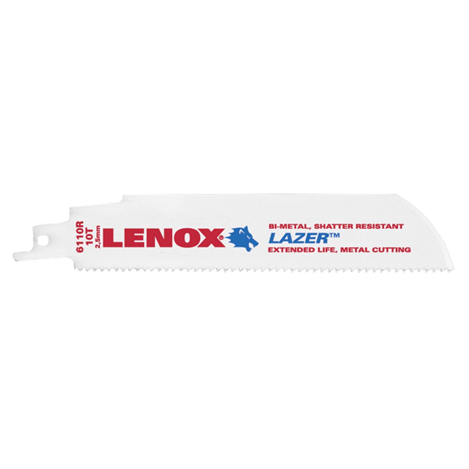 LENOX LAZER BLADE 6110R 6LX1W 10TPI 1 LENOX LAZER BLADE 6110R 6LX1W 10TPI