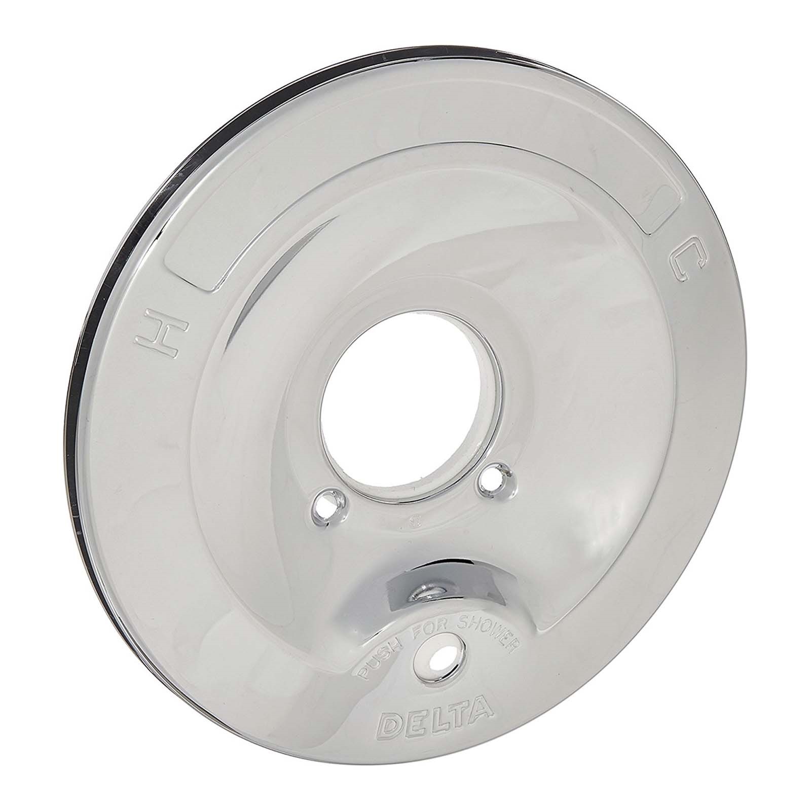 CHROME PLATED BRASS ESCUTCHEON FOR 600 SERIES PUSH 1 CHROME PLATED BRASS ESCUTCHEON FOR 600 SERIES PUSH