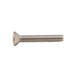 47 SMALL OVAL HEAD HANDLE SCREW, #8-32 X 1, CHROME
