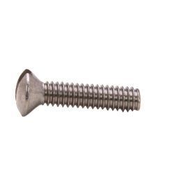 58 OVAL HEAD HANDLE SCREW, #8-32 X 3/4, CHROME PLA
