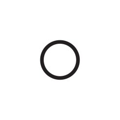 216N70 #43 O-RING (BULK), 1-3/8 O.D. X 1-1/8 I.D.