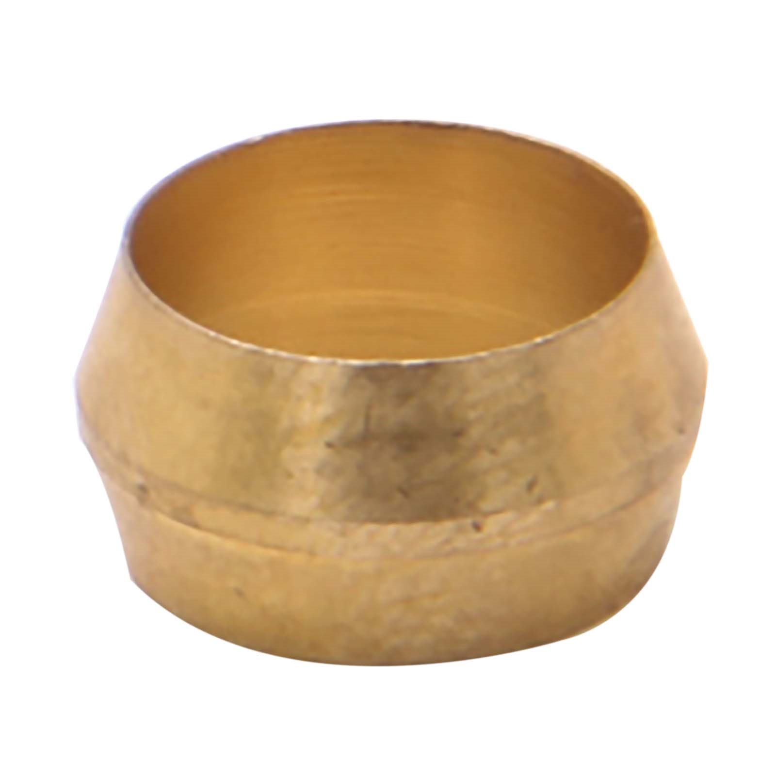 BRASS COMPRESSION SLEEVE 3/8” OD 1 BRASS COMPRESSION SLEEVE 3/8” OD