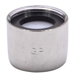 CHROME PLATED SOLID BRASS SLOTTED ECONOMY AERATOR,