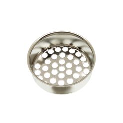 1-31/64 X 1/2 CHROME PLATED METAL SHALLOW BASKET C