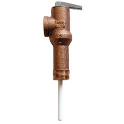 3/4 TEMPERATURE & PRESSURE RELIEF VALVE WITH 2 EXT