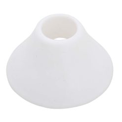 1/2 HOLE ID X 2.3 OD WHITE PLASTIC DEEP BELL ESCUT