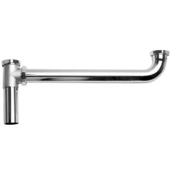 1-1/2 END OUTLET SINK WASTE 17GA,DC,CHR,BAFFLE,W/R