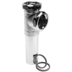 1-1/2 17 GAUGE DIRECT CONNECT BAFFLED SINK WASTE T