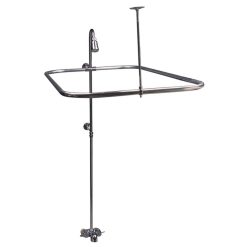 974-68200301 CHROME BRASS ADD-ON SHOWER WITH ROD K