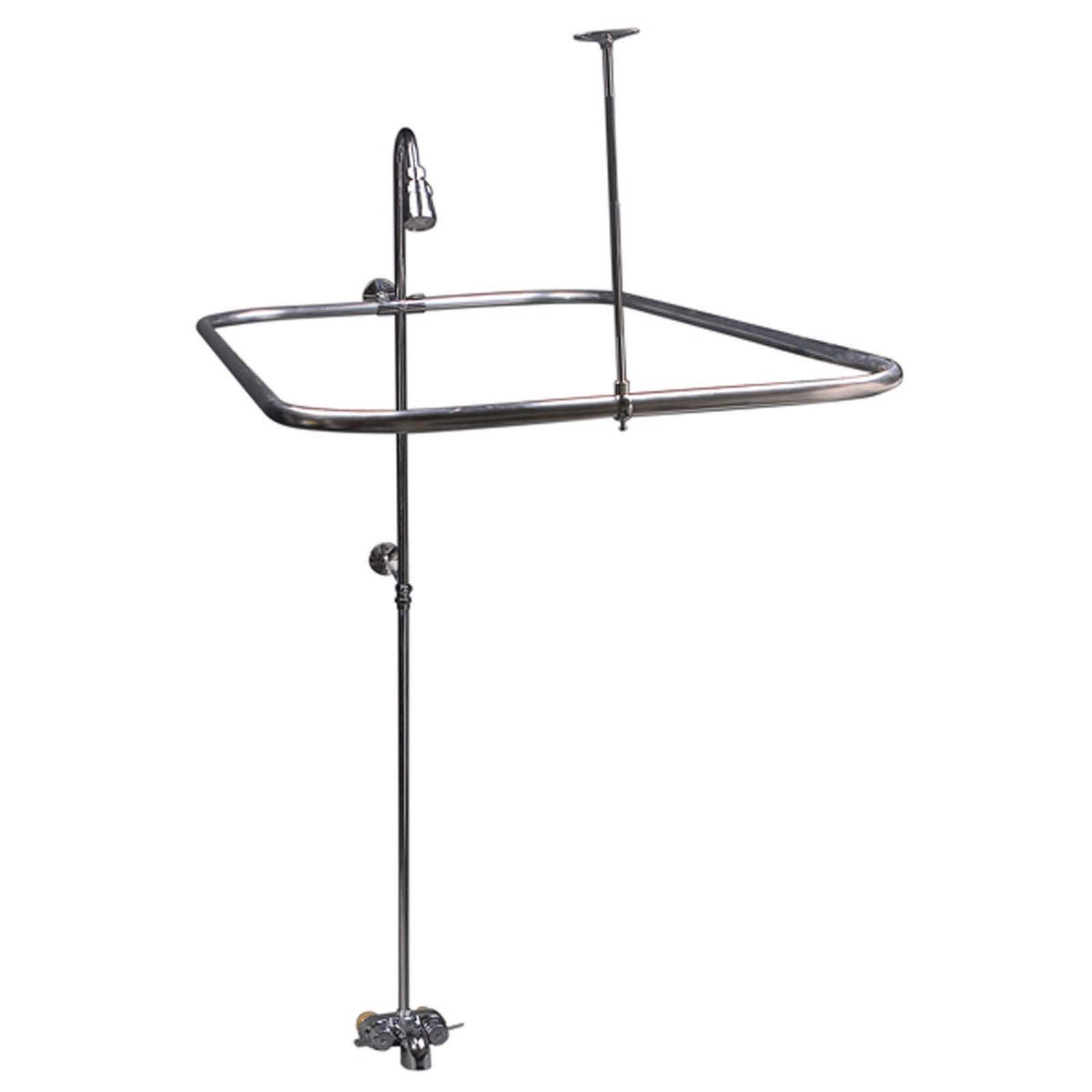 974-68200301 CHROME BRASS ADD-ON SHOWER WITH ROD K 1 974-68200301 CHROME BRASS ADD-ON SHOWER WITH ROD K
