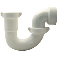1-1/2 SOLVENT WELD PVC SINK TRAP (BOXED) WHITE