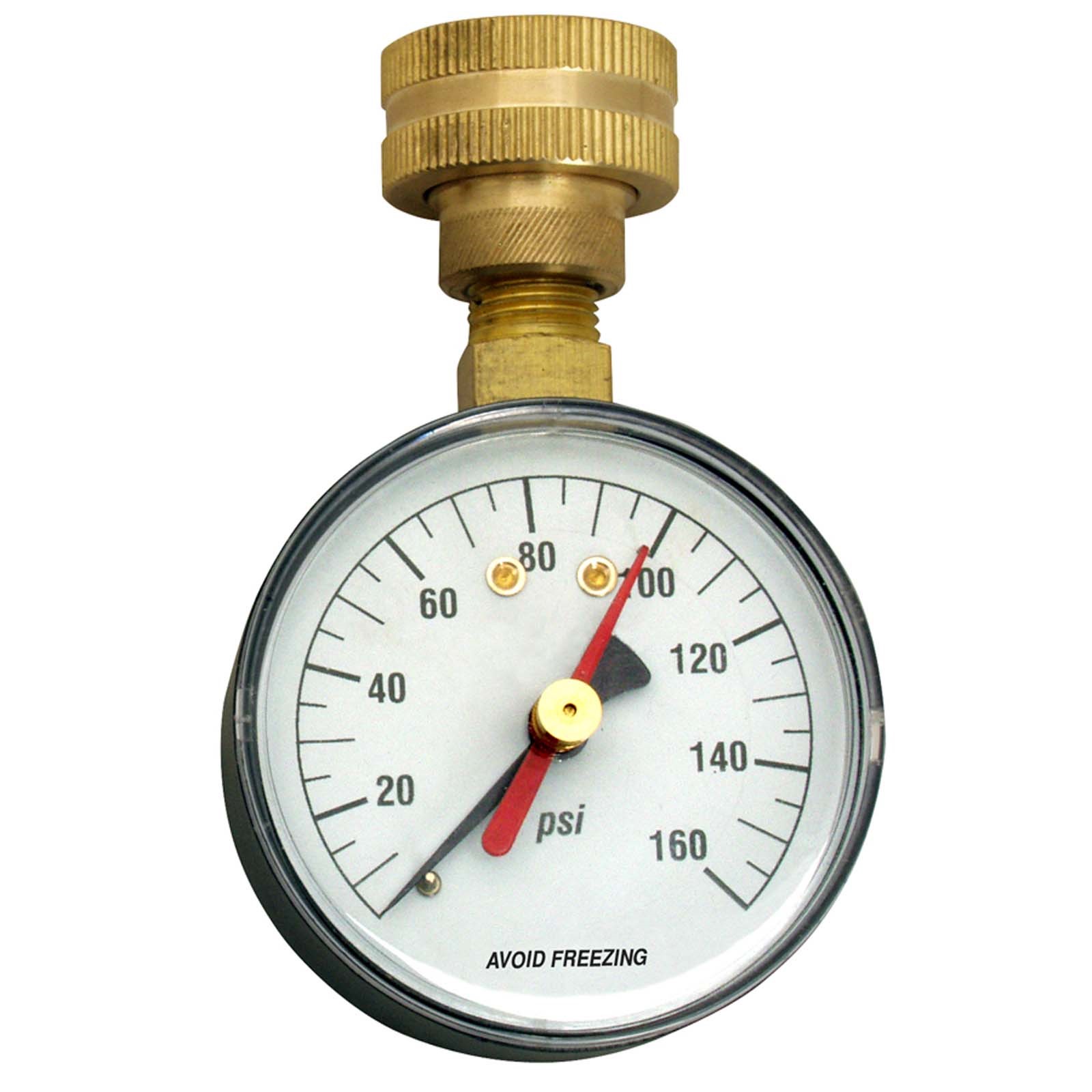 2-1/2 DIAL 0 - 300 PSI WATER/HYDRONIC PRESSURE TES 1 2-1/2 DIAL 0 - 300 PSI WATER/HYDRONIC PRESSURE TES