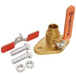 3/4 C BRASS ISOLATION BALL VALVE PUMP FLANGE FOR C