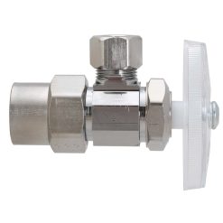 1/2 CPVC X 3/8 OD COMPRESSION CHROME PLATED BRASS