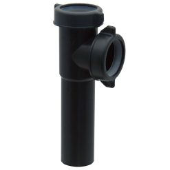 1-1/2 SLIP JOINT POLYPROPYLENE BAFFLE TEE BLACK