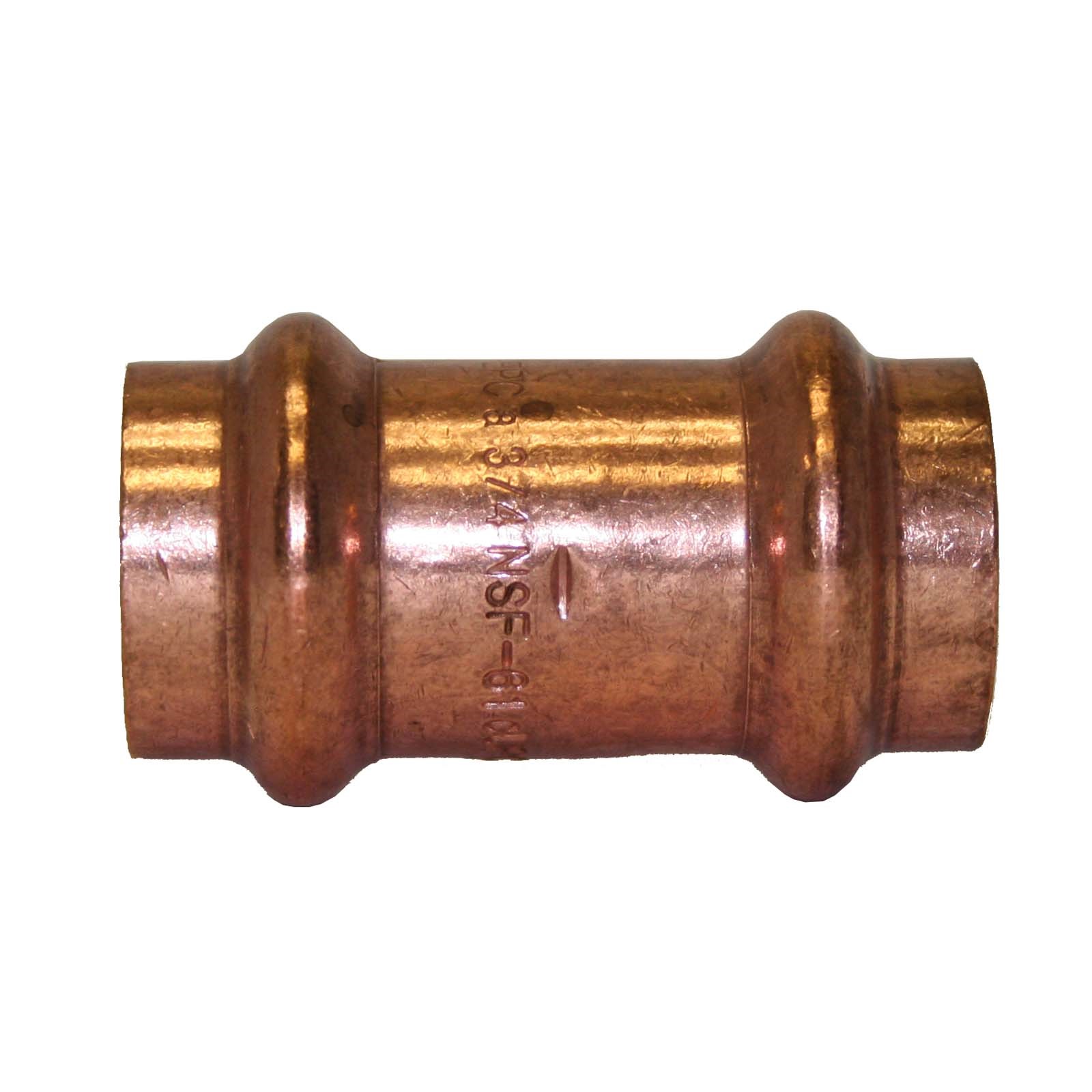 1-1/2 PRESS APOLLOPRESS COPPER COUPLING WITH STOP 1 1-1/2 PRESS APOLLOPRESS COPPER COUPLING WITH STOP