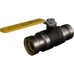 BALL VALVE, GAS, HNBR, FULL-PORT, CARBON STEEL, 3/