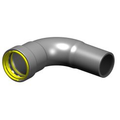 90° STREET ELBOW, GAS, HNBR, 407-2G, PXFTG, 1-1/2
