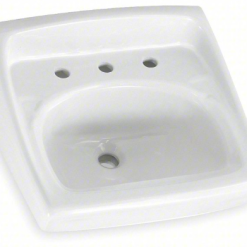 AM STD LUCERNE WALL-HUNG LAV SINK, 8 CENTERS