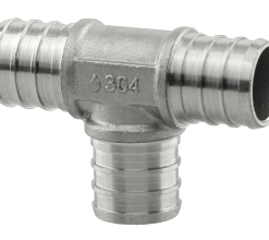 3/4 X 3/4 X 1/2 STAINLESS STEEL PEX TEE