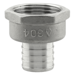 1 STAINLESS STEEL PEX X 1 MPT ADAPTER