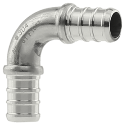 1 STAINLESS STEEL PEX ELBOW