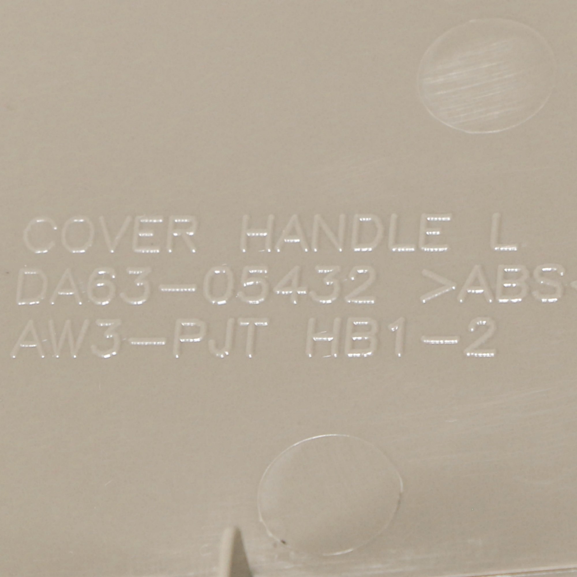 COVER-HANDLE L;AW3,ABS,CREAMY-STS(SC-020 1 COVER-HANDLE L;AW3,ABS,CREAMY-STS(SC-020