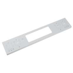 WB07X30863 GE Range Control Panel Overlay Assembly White