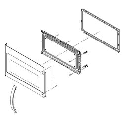 1 of 5304523995 DOOR ASSEMBLY