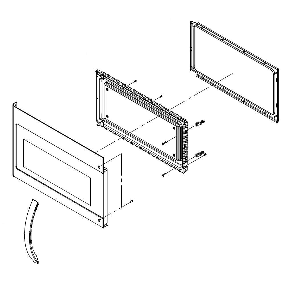 1 of 5304523995 DOOR ASSEMBLY 1 1 of 5304523995 DOOR ASSEMBLY