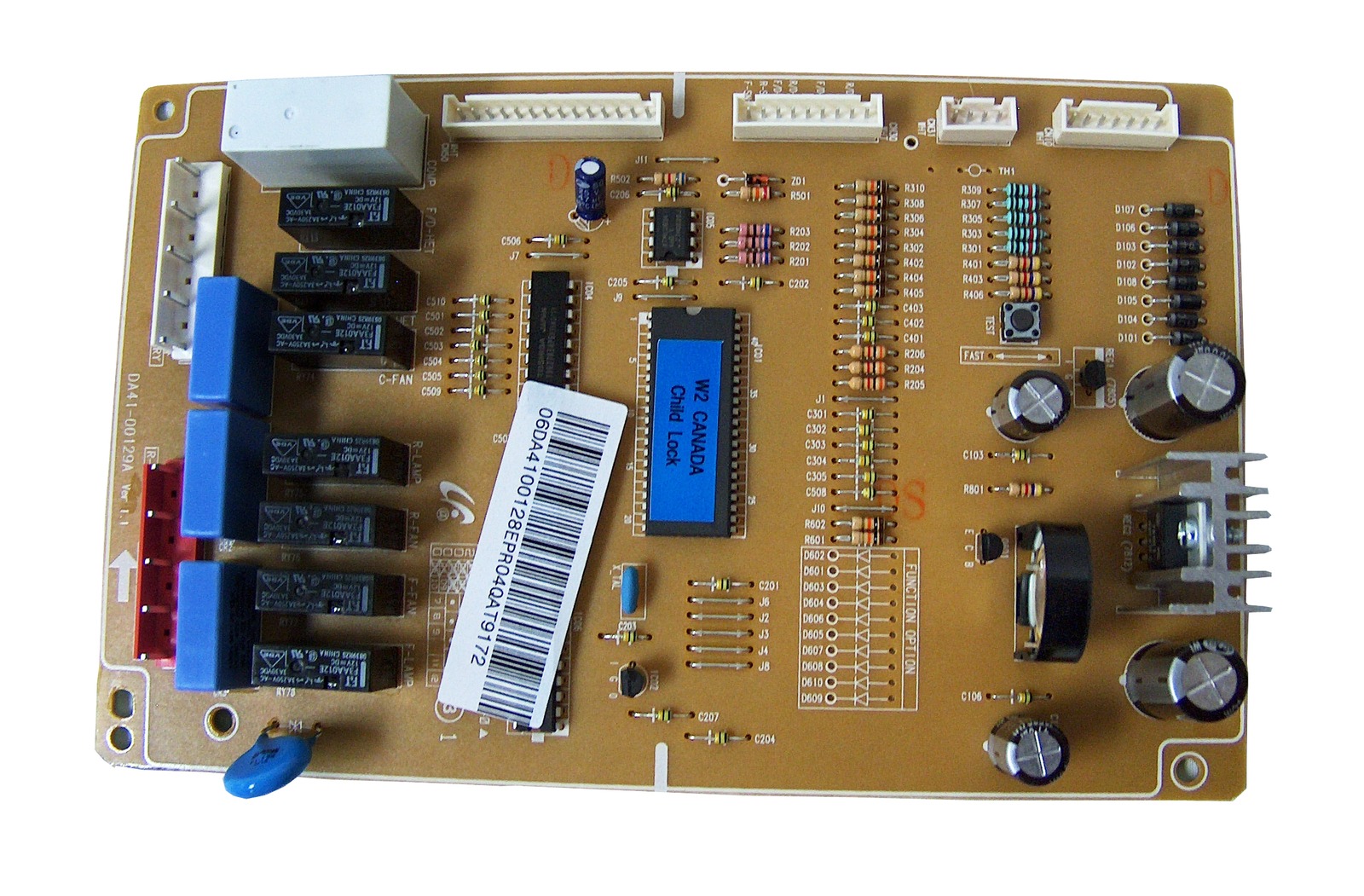 DA41-00128E Samsung Refrigerator PBA Main W2 Canada 1 DA41-00128E Samsung Refrigerator PBA Main W2 Canada