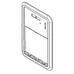 WPW10310688 Whirlpool Refrigerator Cover