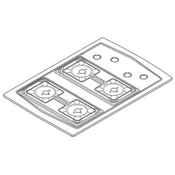 WPL W11230936 COOKTOP