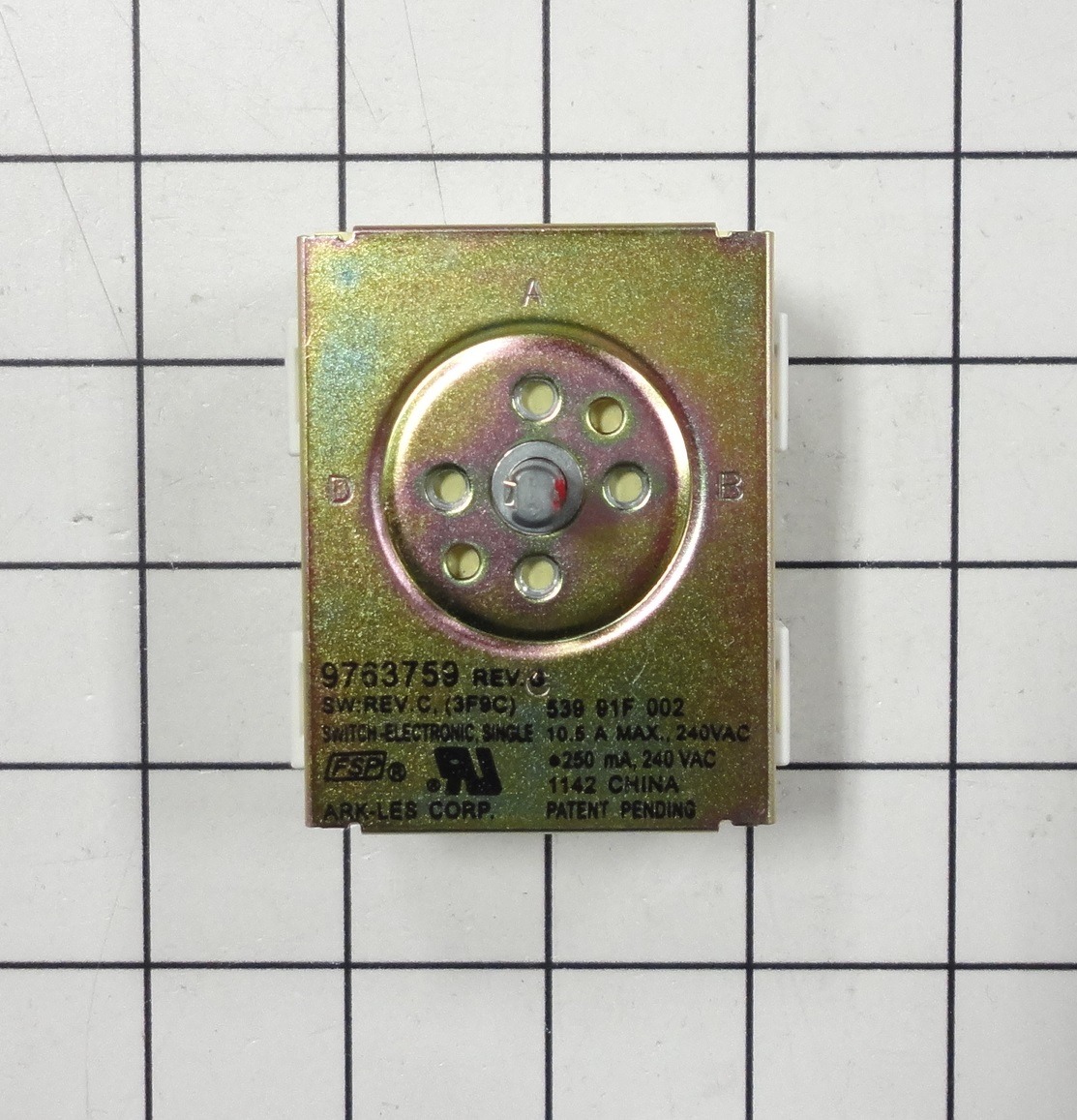 WP9763759 Whirlpool Appliance Infinite Switch 1 WP9763759 Whirlpool Appliance Infinite Switch