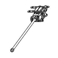 WR17X11752 GE Refrigerator Leveling Jack Rear