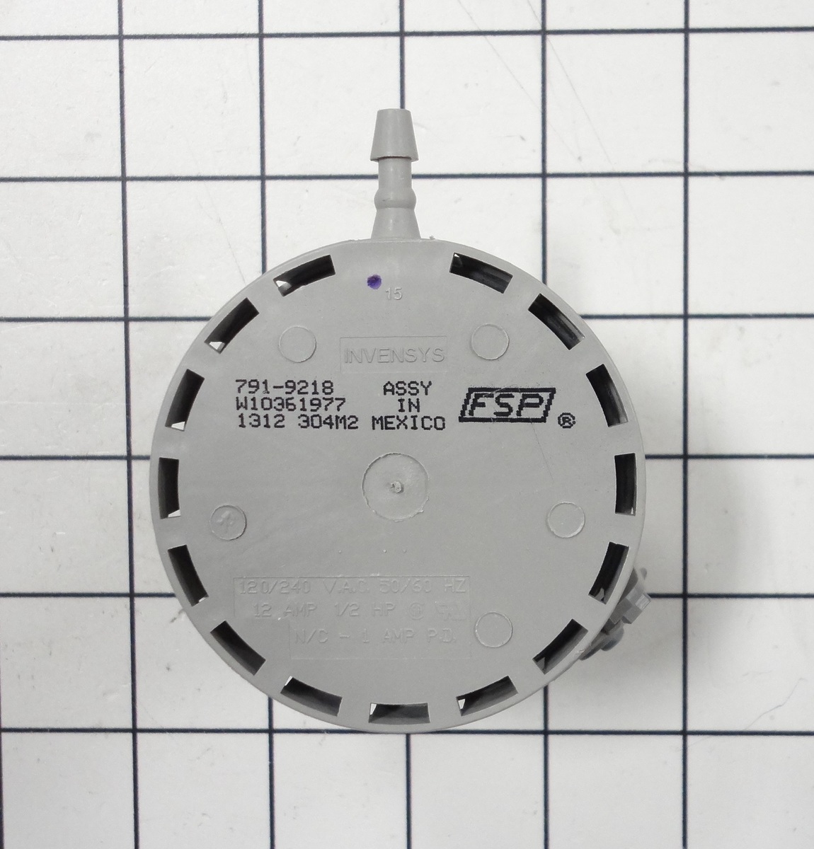 W10361977 Whirlpool Washer Water Level Switch 1 W10361977 Whirlpool Washer Water Level Switch