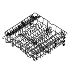 DD82-01385A Samsung Dishwasher Middle Basket Assembly