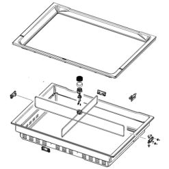 DA97-11930D Samsung Refrigerator Convertible Case Assembly