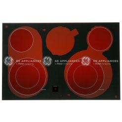 WB62X45229 GE Cooktop Glass Assembly