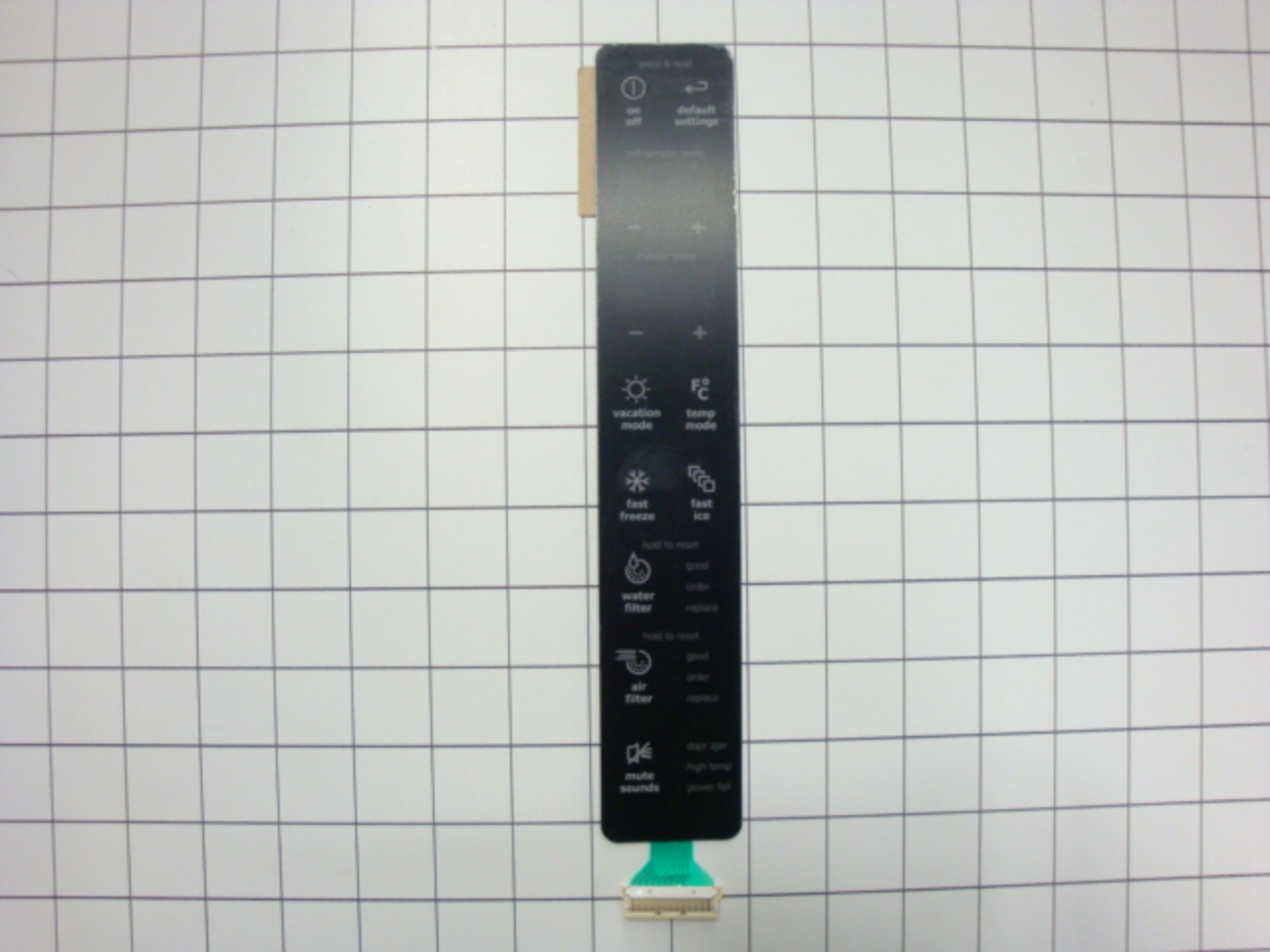 242041201 Frigidaire Refrigerator Membrane Switch 1 242041201 Frigidaire Refrigerator Membrane Switch