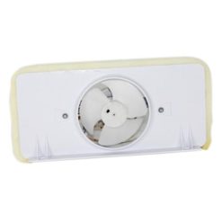 WR60X10283 GE Refrigerator Evaporator Fan & Orifice Assembly
