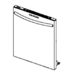 DD82-01110C Samsung Door Assembly DW80F600UTW