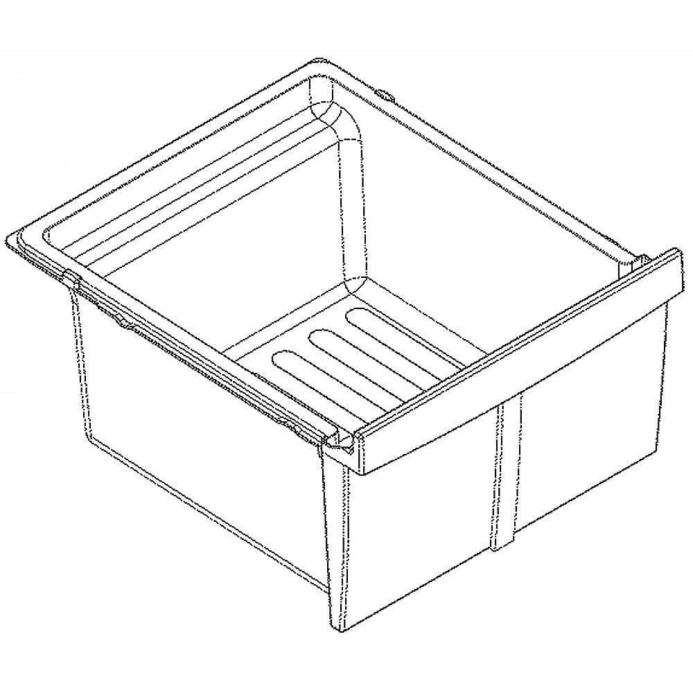 AJP74294501 LG Refrigerator Drawer Tray Assembly 1 AJP74294501 LG Refrigerator Drawer Tray Assembly