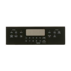 WB07X20571 GE Range Black Control Panel