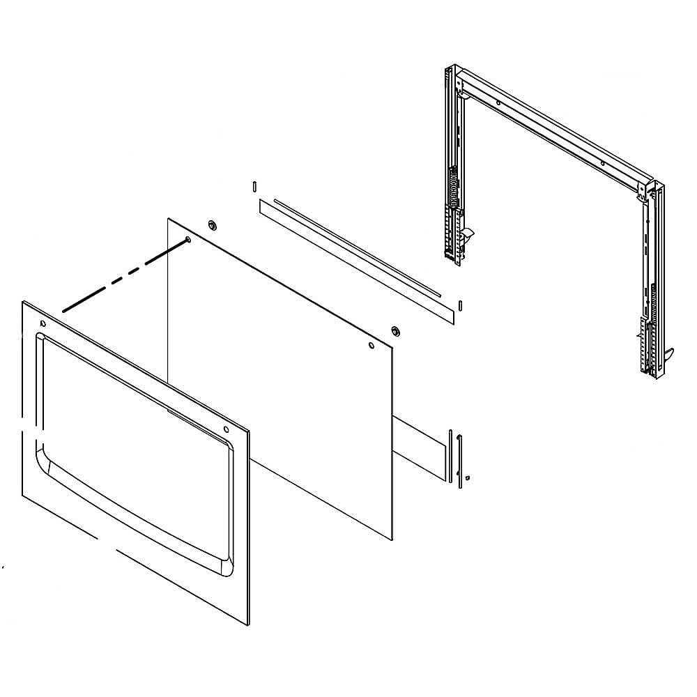 W11110284 Whirlpool Glass Door 1 W11110284 Whirlpool Glass Door