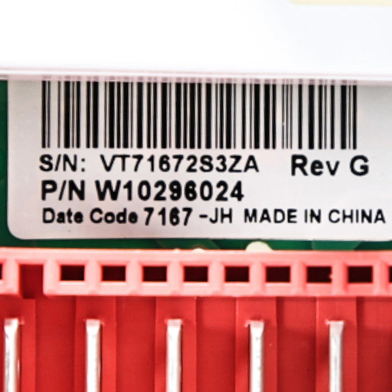 W10393490 Whirlpool CCUASM VMW HY 120V MVWC4 OEM 3 W10393490 Whirlpool CCUASM VMW HY 120V MVWC4 OEM - Image 3