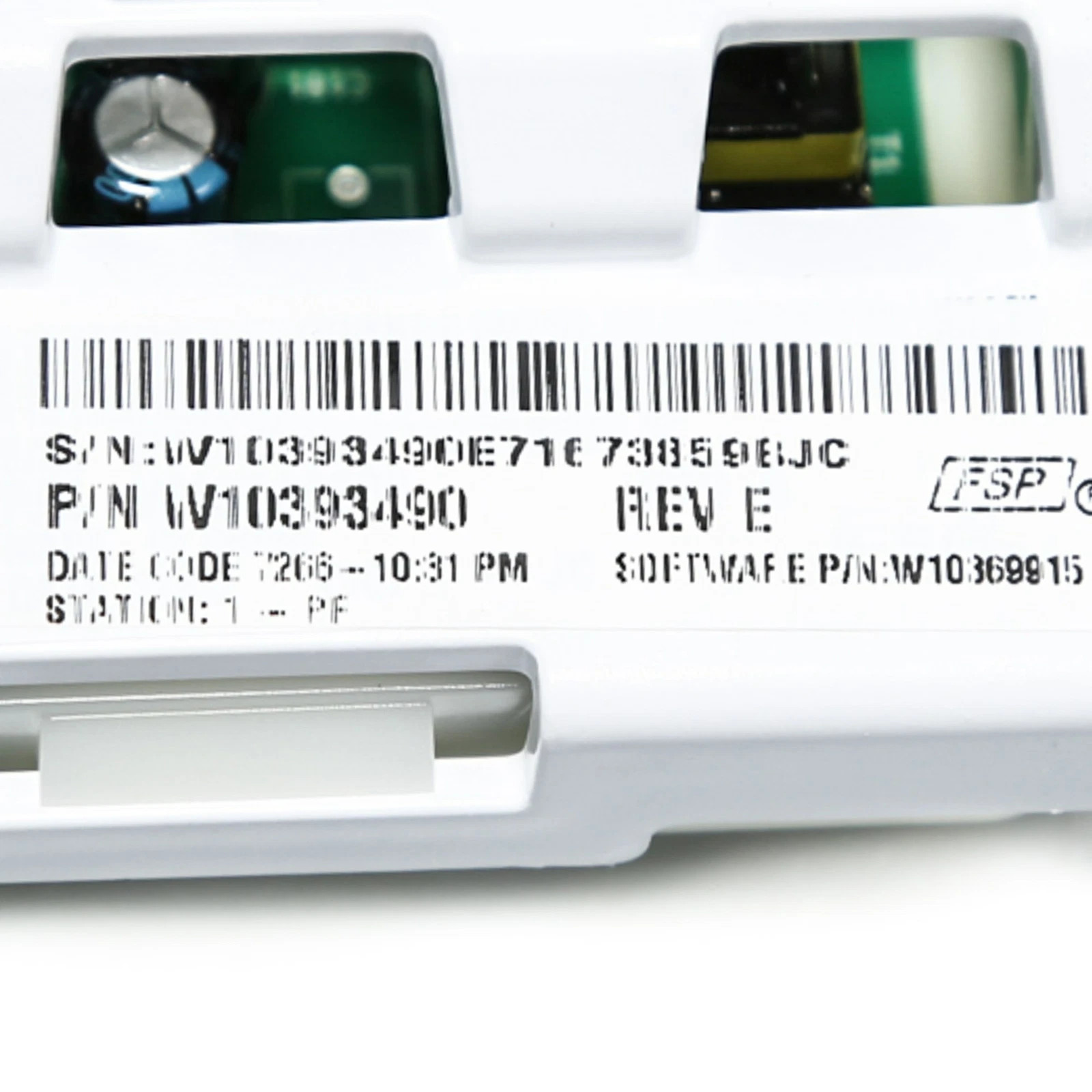 W10393490 Whirlpool CCUASM VMW HY 120V MVWC4 OEM 4 W10393490 Whirlpool CCUASM VMW HY 120V MVWC4 OEM - Image 4