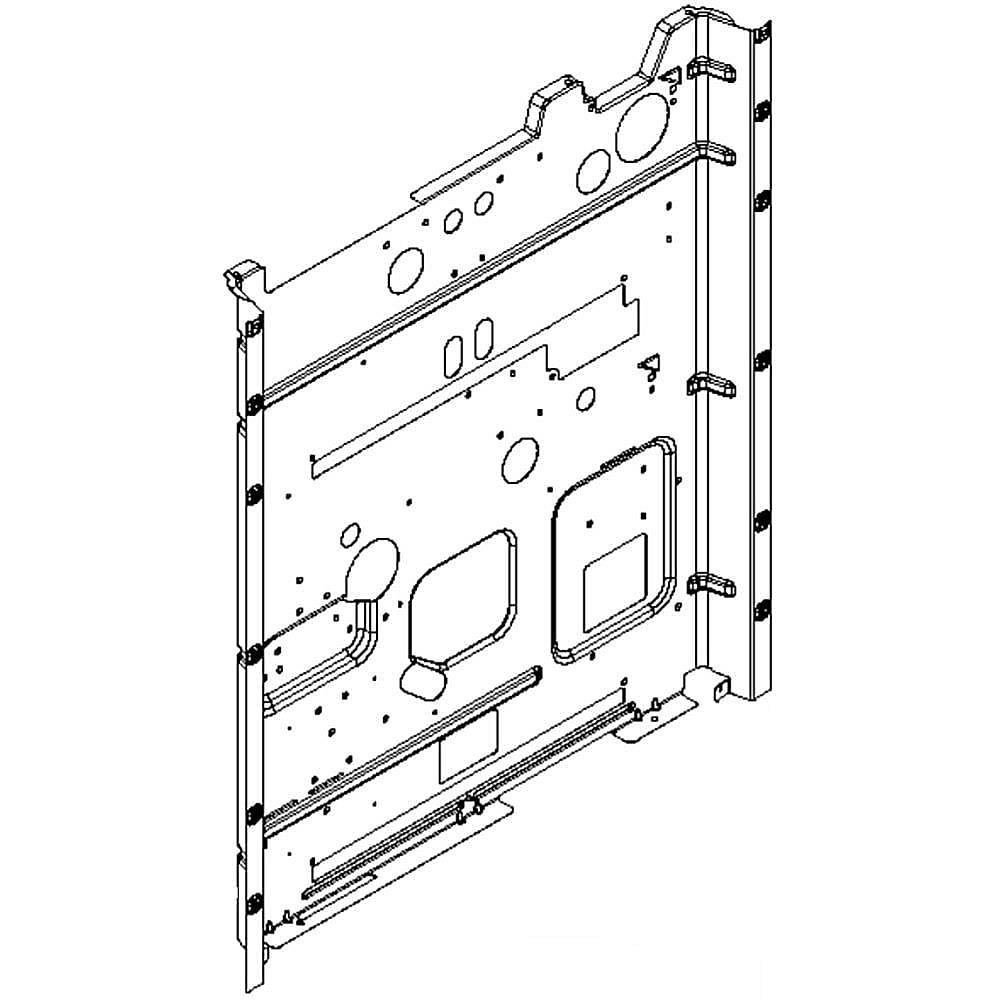 W10668728 Whirlpool Rear Cover Assembly 1 W10668728 Whirlpool Rear Cover Assembly