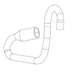 1 OF WPL  W10268382 HOSE OEM Replacement, NEW FAST SHIP Fits Many Appliance Models